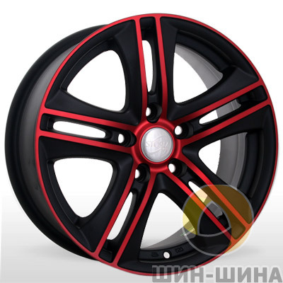 Диски SM 392 MtBPR (Matt Black Polished Red) Storm